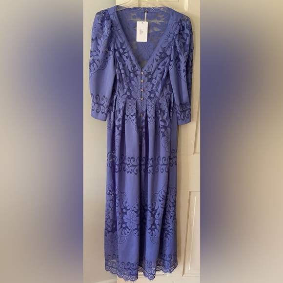 Free People Shadow Dance Midi XS NWT - Picture 2 of 3